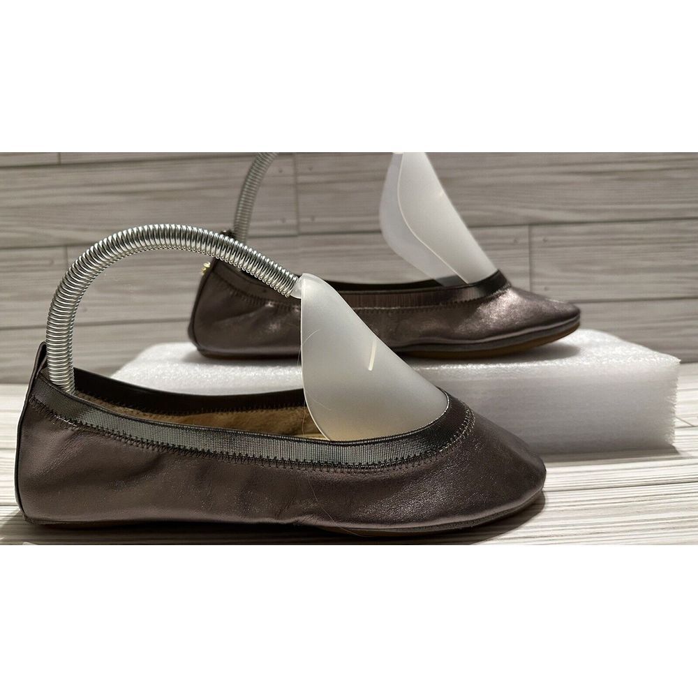Yosi‎ Samara Size 7  Foldable Ballet Flats Metallic Bronze/rose Gold